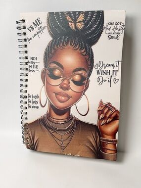 small spiral notebook